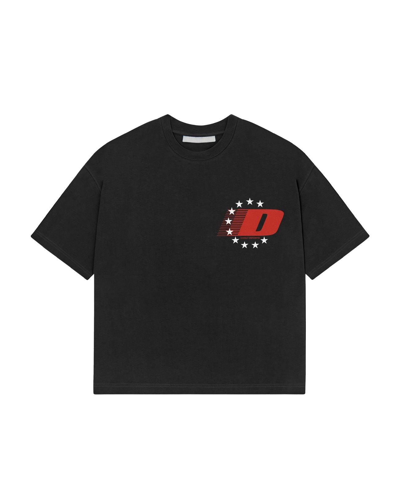 D STAR TEE - Black/Red