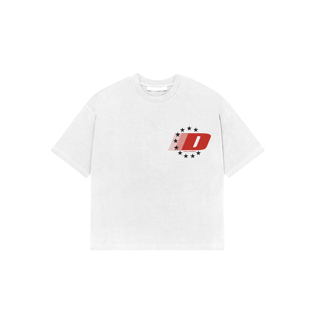D STAR TEE - White